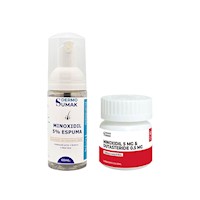 MINOXIDIL 5% EN ESPUMA 60ML + dutastemax mg x 60 Cápsulas